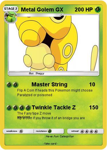 Pokemon Metal Golem GX