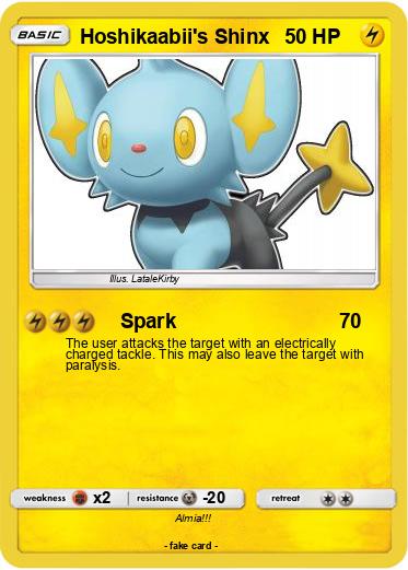 Pokemon Hoshikaabii's Shinx