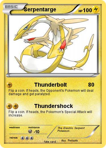 Pokemon Serpentarge