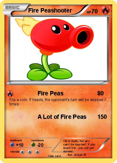 Pokemon Fire Peashooter