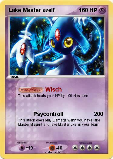 Pokemon Lake Master azelf