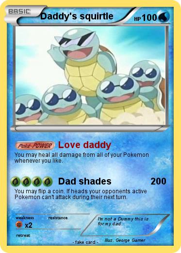 Pokemon Daddy's squirtle