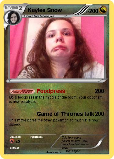 Pokemon Kaylee Snow