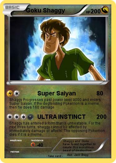 Pokemon Goku Shaggy