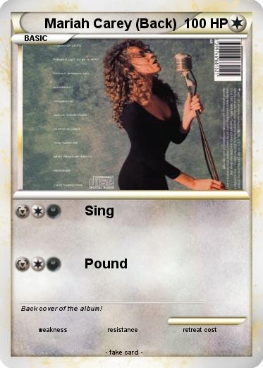 Pokemon Mariah Carey (Back)