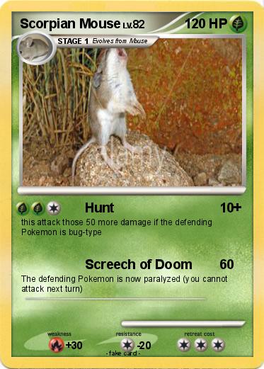 Pokemon Scorpian Mouse