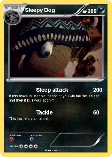 Pokemon Sleepy Dog