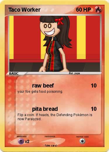 Pokemon Taco Worker