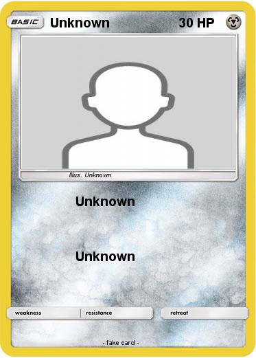 Pokemon Unknown