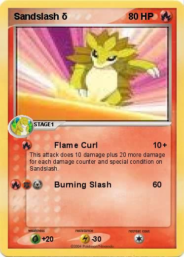 Pokemon Sandslash δ