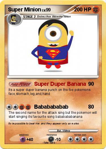 Pokemon Super Minion