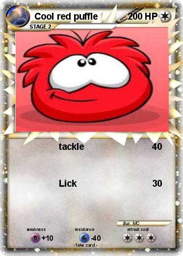 Pokemon Cool red puffle