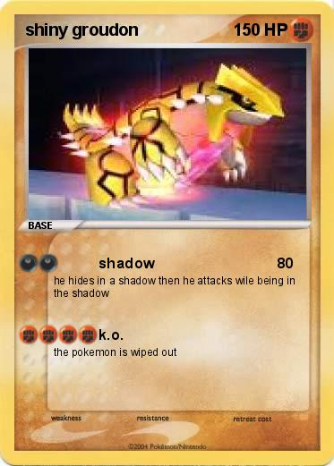 Pokemon shiny groudon