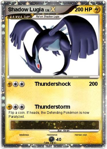 Pokemon Shadow Lugia