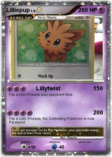 Pokemon Lilliepup Pokemon Lilliepup