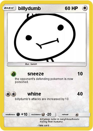 Pokemon billydumb