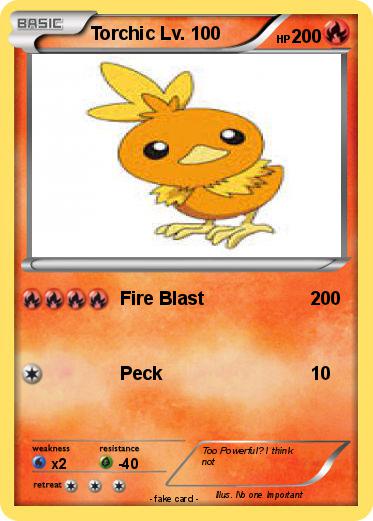 Pokemon Torchic Lv. 100