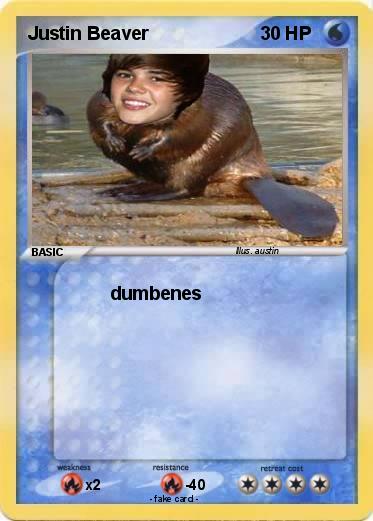 Pokemon Justin Beaver