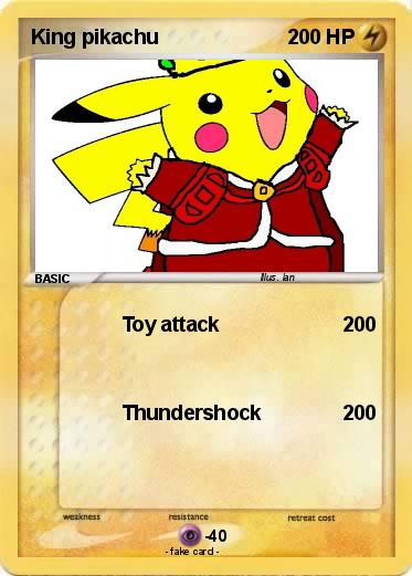 Pokemon King pikachu