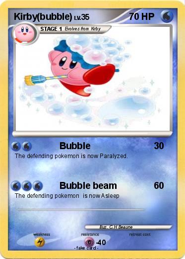 Pokemon Kirby(bubble)