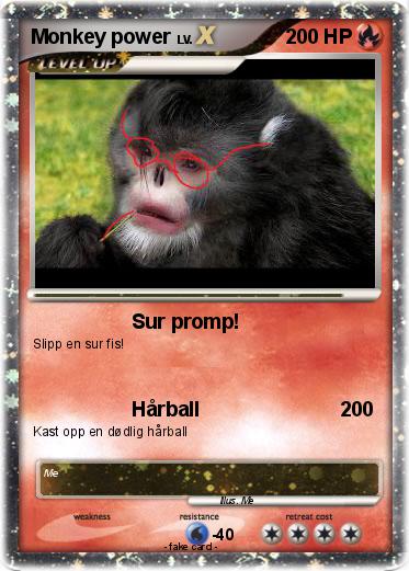 Pokemon Monkey power