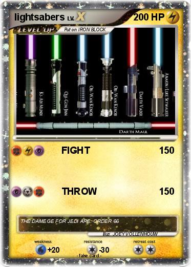 Pokemon lightsabers