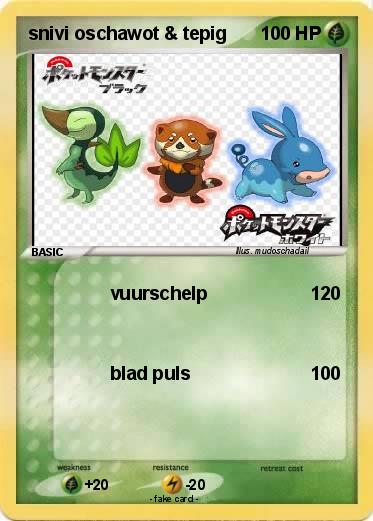 Pokemon snivi oschawot & tepig