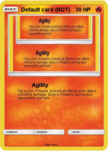 Pokemon Default card (NOT)