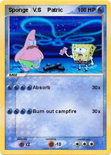 Pokemon Sponge   V.S    Patric