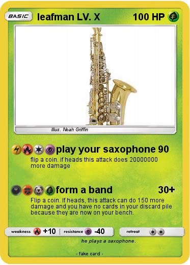 Pokemon leafman LV. X