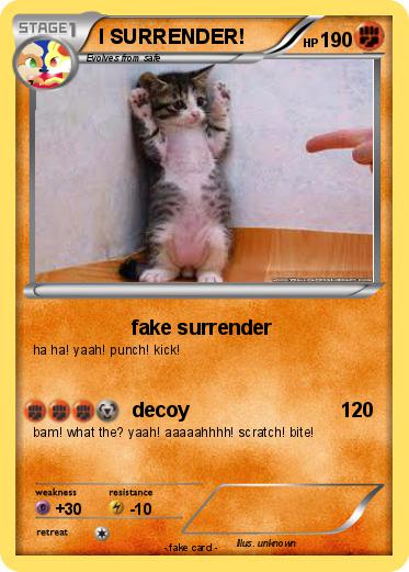 Pokemon I SURRENDER!