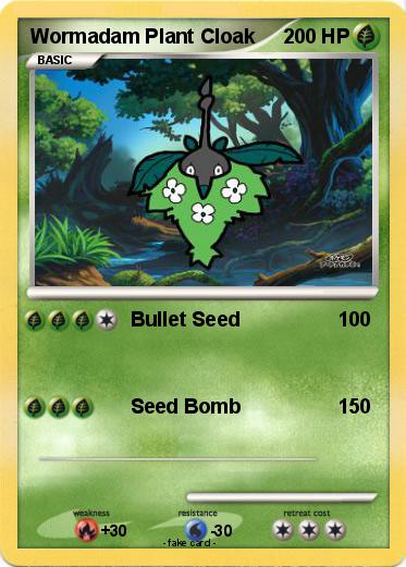 Pokemon Wormadam Plant Cloak