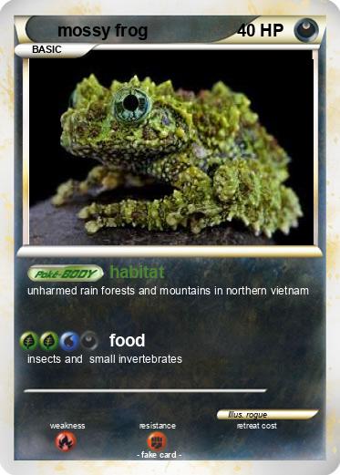 Pokemon mossy frog