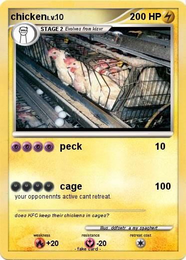 Pokemon chicken