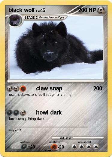 Pokemon black wolf