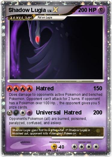Pokemon Shadow Lugia