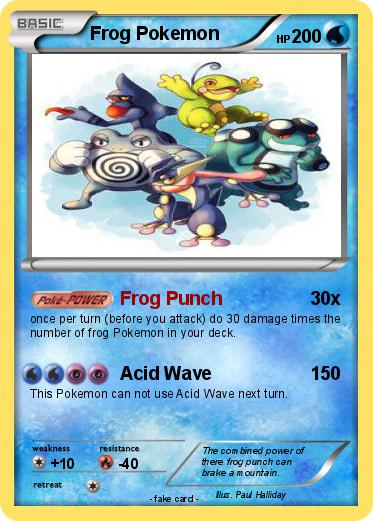Pokemon Frog Pokemon