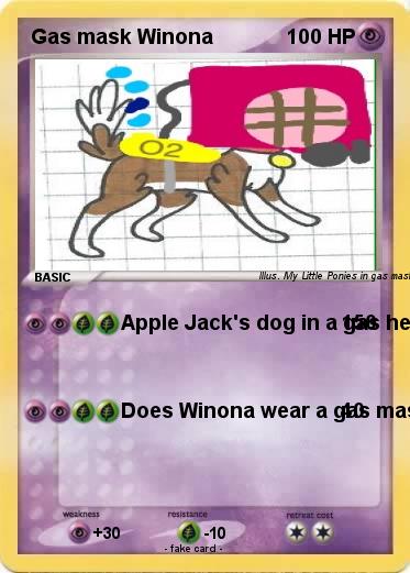 Pokemon Gas mask Winona