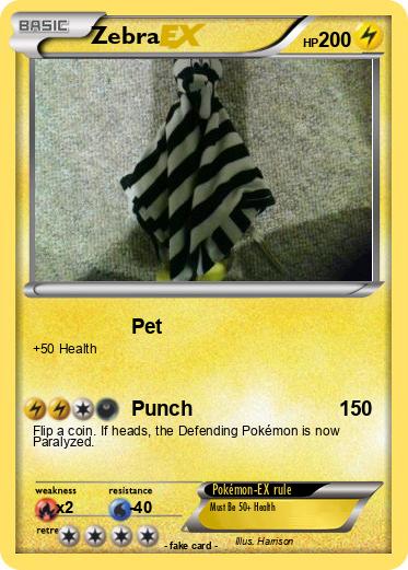 Pokemon Zebra