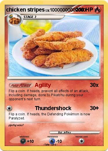 Pokemon chicken stripes