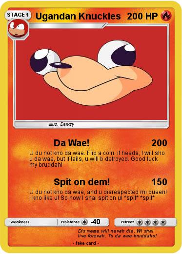 Pokemon Ugandan Knuckles