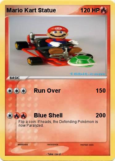 Pokemon Mario Kart Statue