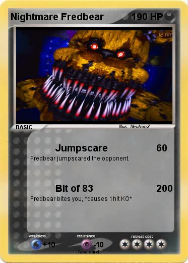 Pokemon Nightmare Fredbear