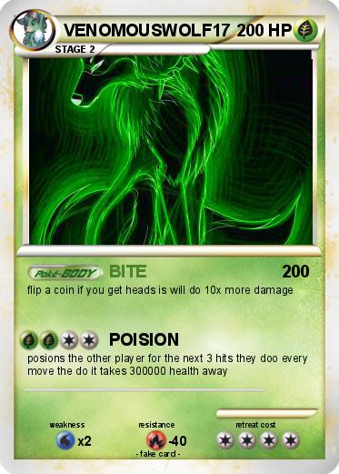 Pokemon VENOMOUSWOLF17