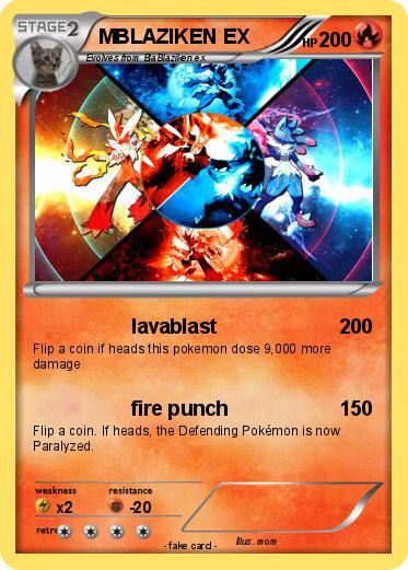 Pokemon MBLAZIKEN EX