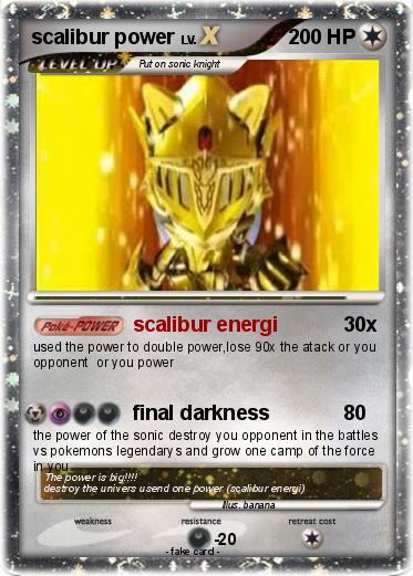 Pokemon scalibur power