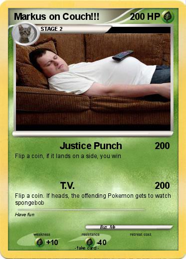 Pokemon Markus on Couch!!!
