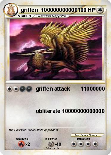 Pokemon griffen  100000000000