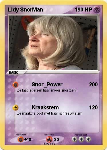 Pokemon Lidy SnorMan