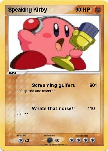 Pokemon Speaking Kirby